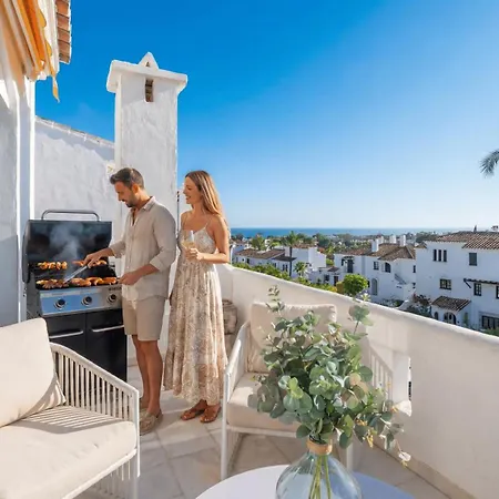 Vacation I Aldea Blanca, Luxury Duplex, Sea View, Walking Distance To Puerto Banus *