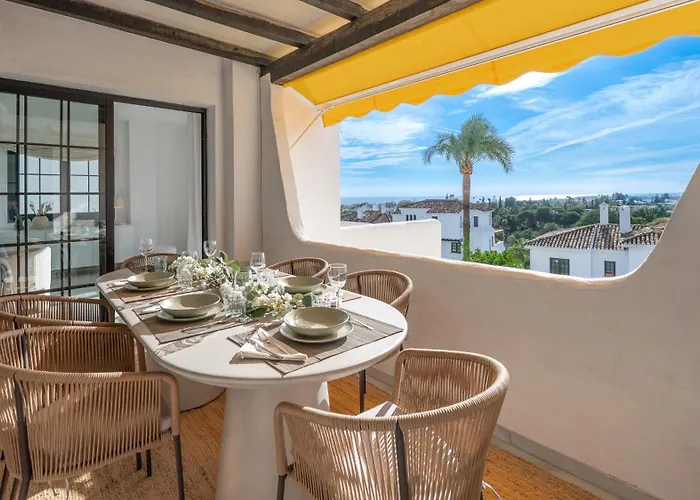 Vacation I Aldea Blanca, Luxury Duplex, Sea View, Walking Distance To Puerto Banus Apartament Marbella