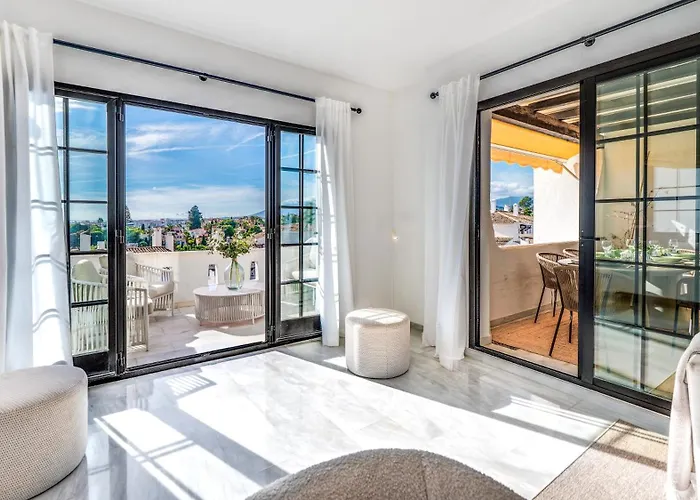 Vacation I Aldea Blanca, Luxury Duplex, Sea View, Walking Distance To Puerto Banus *