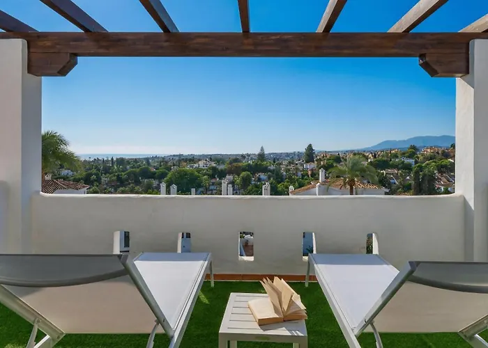 Apartamento Vacation I Aldea Blanca, Luxury Duplex, Sea View, Walking Distance To Puerto Banus Marbella