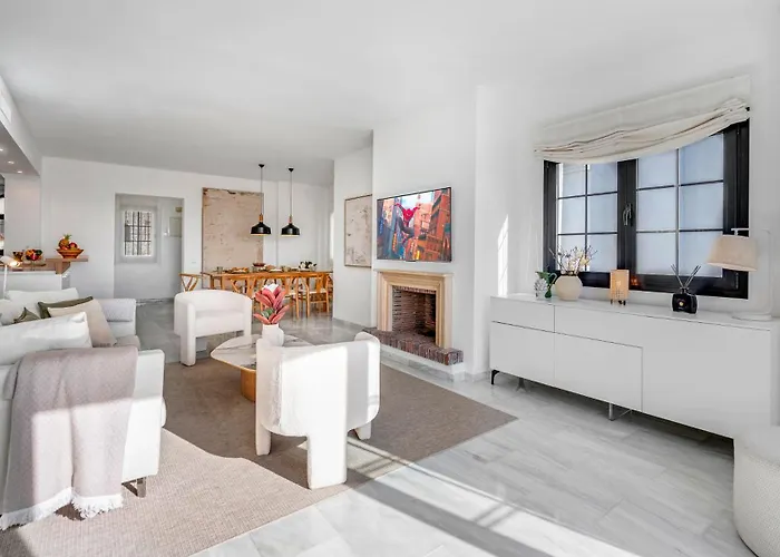 Vacation I Aldea Blanca, Luxury Duplex, Sea View, Walking Distance To Puerto Banus 마르베야